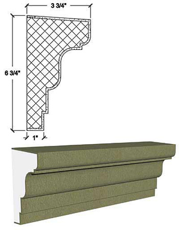 Sill, 3-3/4